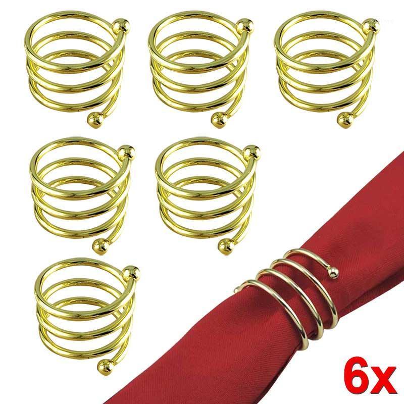 

6pcs Serviette Rings Napkin Holder West Dinner Towel Napkin Ring Party Decoration Table Decoration CLH@81