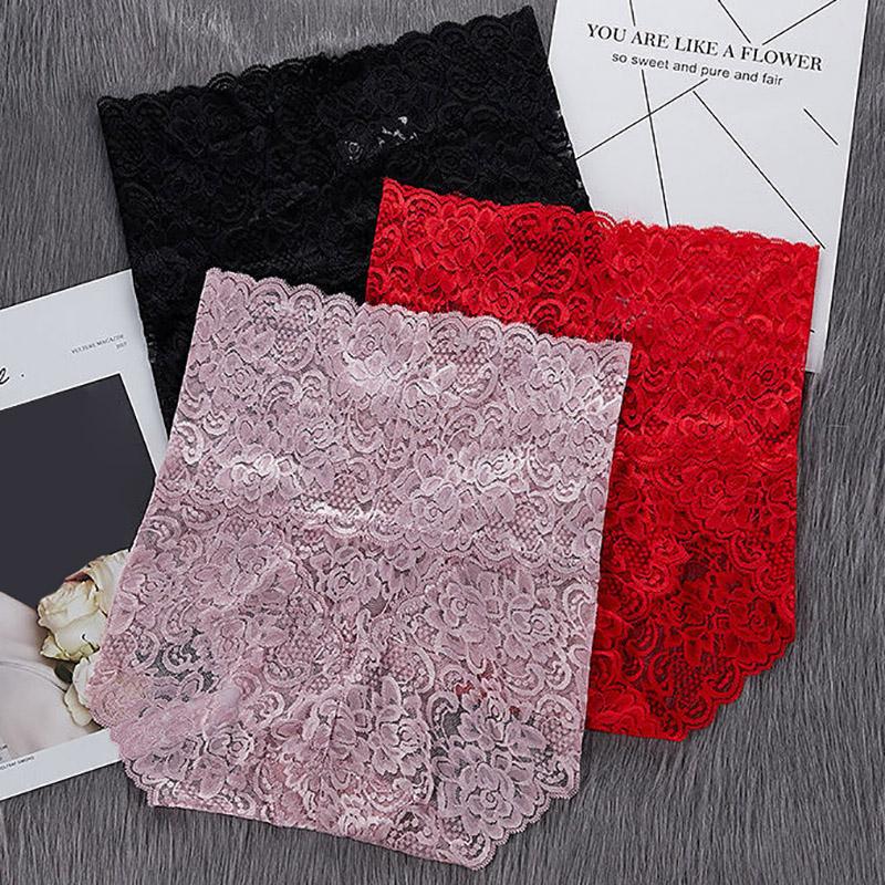 

Floral Lace Panties Women High Rise Briefs Lingerie Low Rise Lace Seamless Panties Underpants Underwear Plus Size knickers, Low waist-red