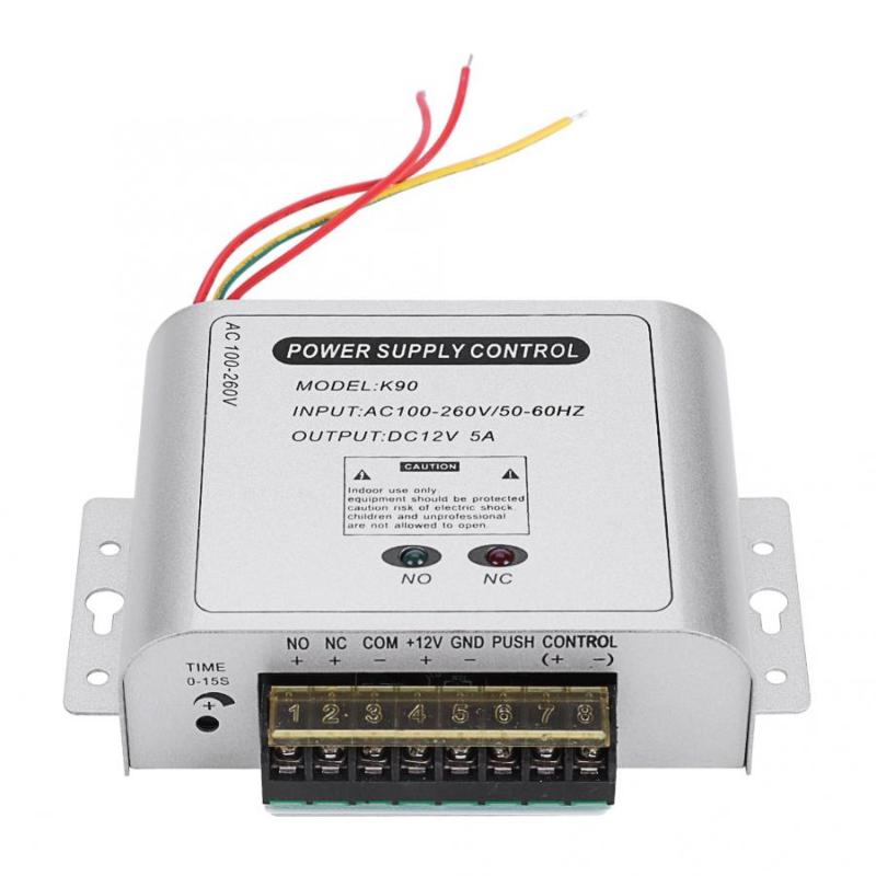 

Access Control Kits K90 Superior Quality DC 12V New Door Access Control System Switch Power Supply Adaptor 5A / AC 110~240V