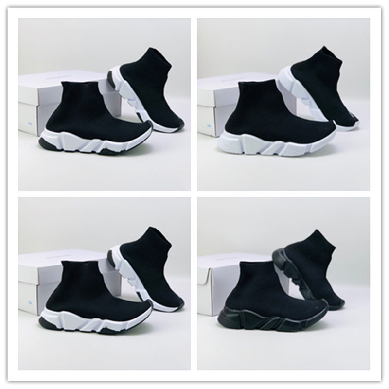 

Kids Fashion Ankle Boots Speed Stretch Mesh High Top chaussure Trainer Running Shoes Knit Sock Mid-Top Trainer Sneakers