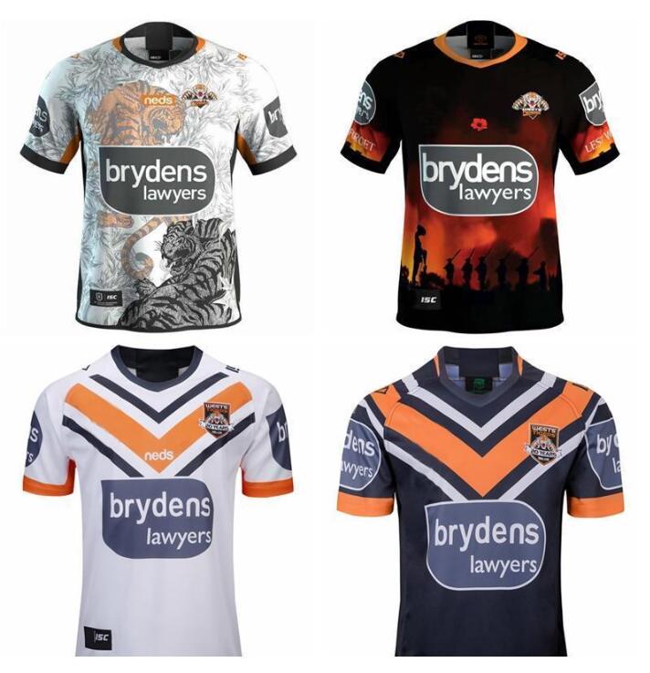 

2018 2019 2020 2021 West tiger rugby Jerseys home away Rugby League jersey 19 20 21 shirts S-3XL Top Quality, Orange
