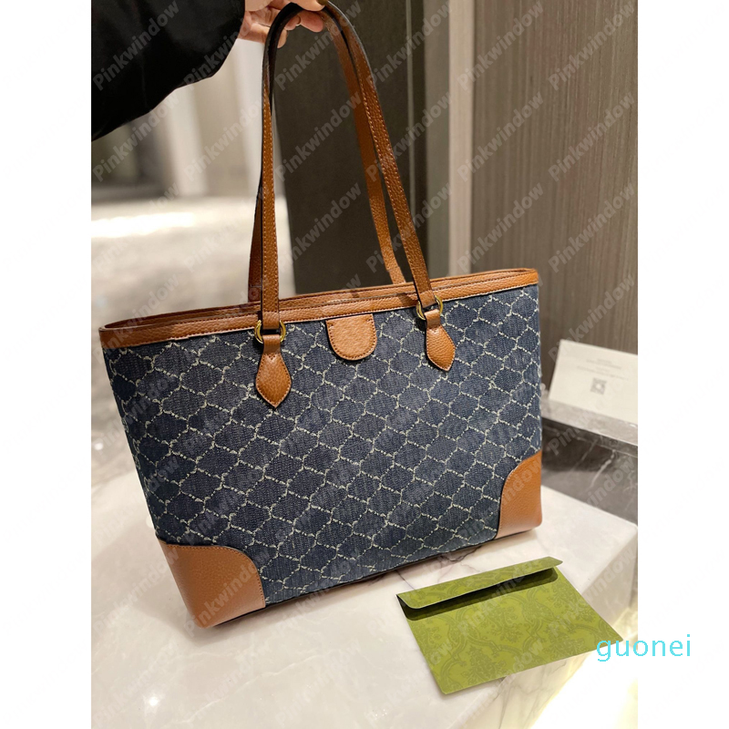 

Denim Handbag Womens Designer Bag For Women Ophidia Tote Handbags Mirror Designers Totes Luxury Shoulder Bags Crossbody Purses 20221454, Blue