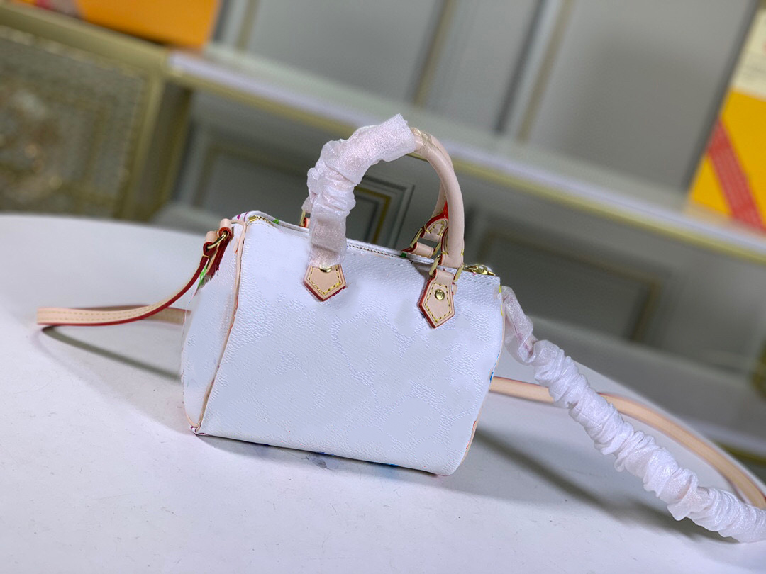 

Hot ladies original shoulder bag fashion luxury designer bag men's bag men's shoulder black color three white three color old flower speedy, Camouflage