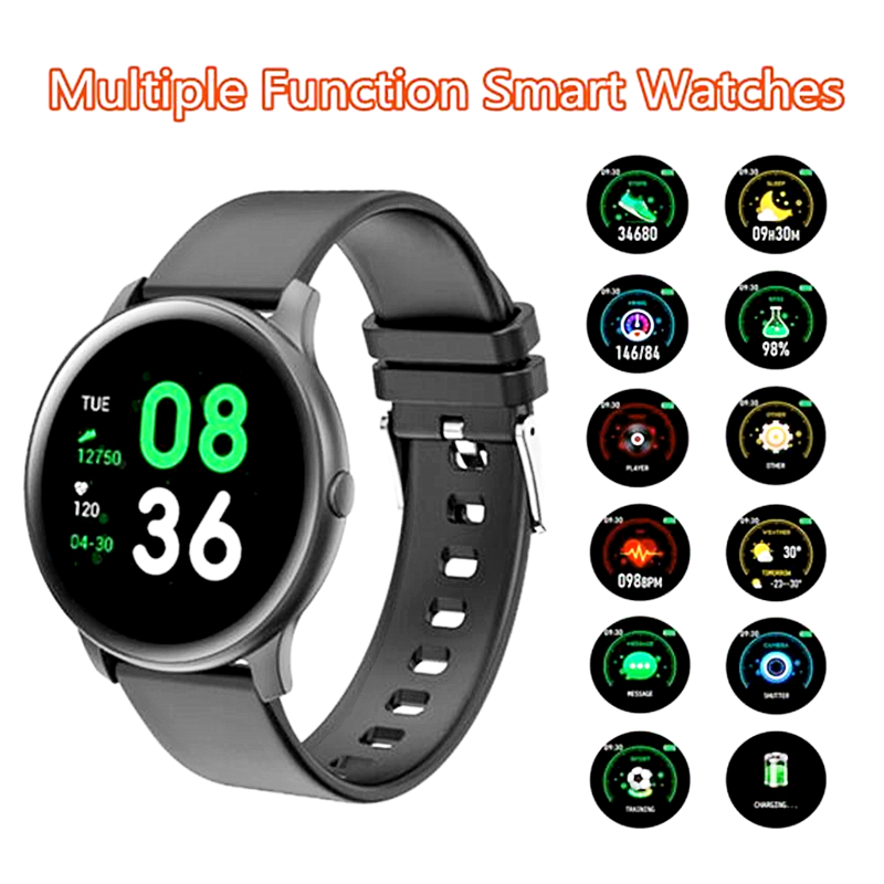 

KW19 Sport Smart Watch Men Women IP67 Waterproof Heart Rate Monitor Message Reminder Fitness Tracker Smartwatches For Android Phone Bluetooth Smartwatch 1pcs/lot
