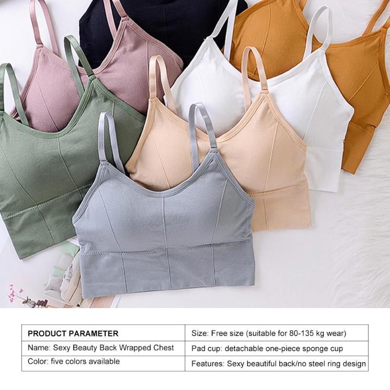 

Free Size Yoga Bra adjustable strap Breathable Sports Push Up Bra Free Sleep Shockproof Padded Sports Yoga Top, Storage bag 1