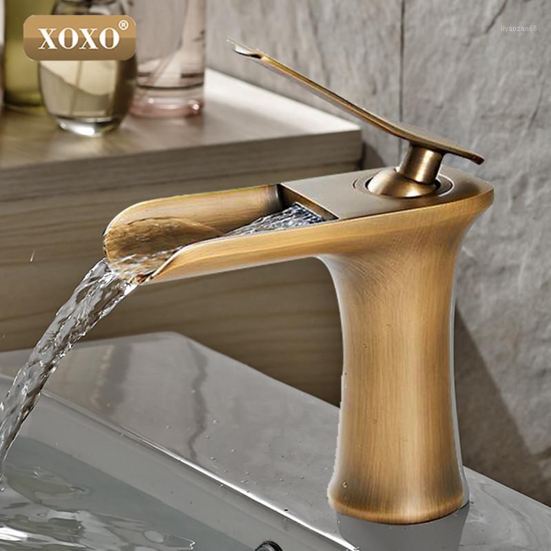 

XOXO Waterfall Brass Vanity Sink Faucet Chrome Bathroom Sink Basin Mixer Tap 830081