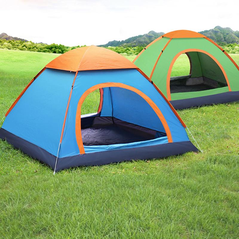 

Rooxin Outdoor Camping Tent 2-3 Person Automatic Up Tent Family Waterproof Ultralight Easy Open Camp Hiking Tents Sun Shade