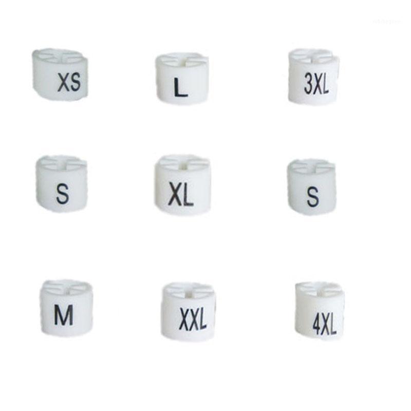 

White Hanger Clothing Sizer Garment Markers 3xl Size Plastic Marker Tags1