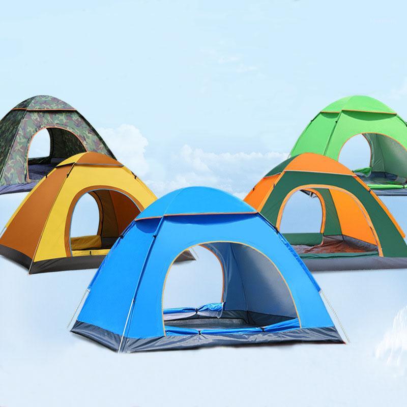 

Outdoor Waterproof Hiking Camping Tent Anti-UV Portable Tourist Tent Ultralight Folding Up Automatic Open Sun Shade1