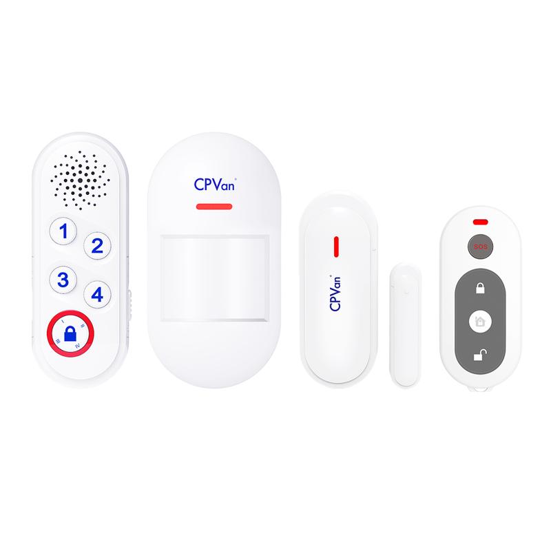 

CPVan CP3D Alarm System Kits Home Protection Security Alarm Support Door and Pet Immune Motion Door Sensor Motion