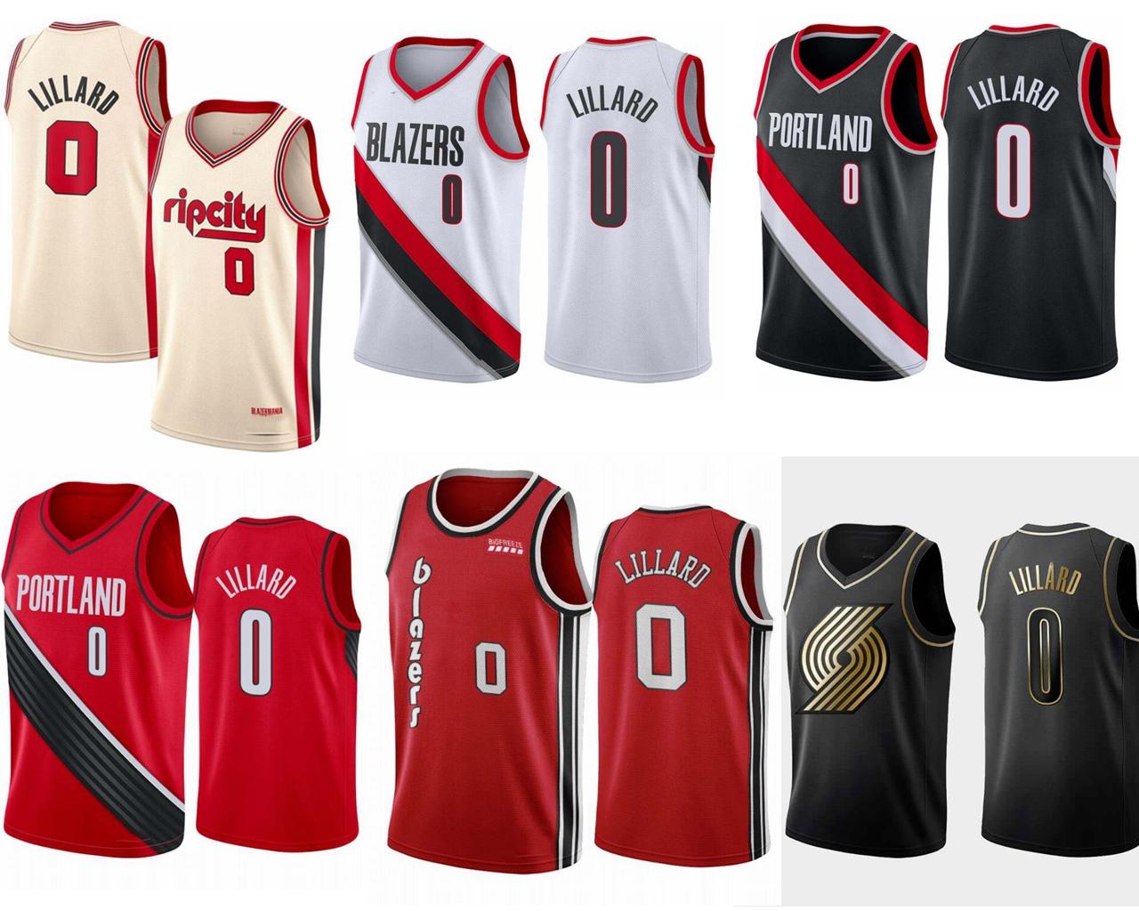 

basketball jerseys Men Portland Trail Blazers Damian Lillard Swingman a basketball jersey for a star player, Black;red