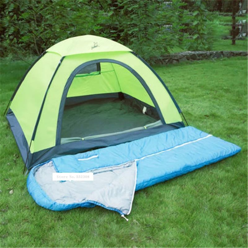 

SD-0006 Ultralight Cotton Camping Sleeping Bag Winter Autumn Envelope Hooded Outdoor Camping Vacuum Bed Accessories