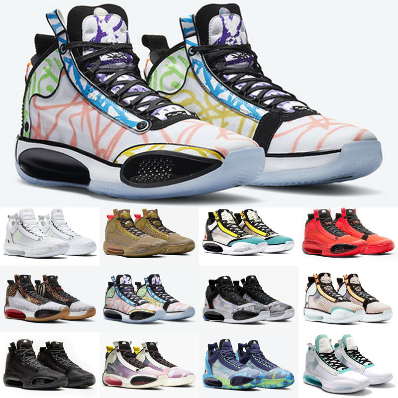 

2020 High quality New Jumpman XXXIV 34 Blue Void Red White 34s Mens Basketball Shoes Store Free Shipping, As photo 23