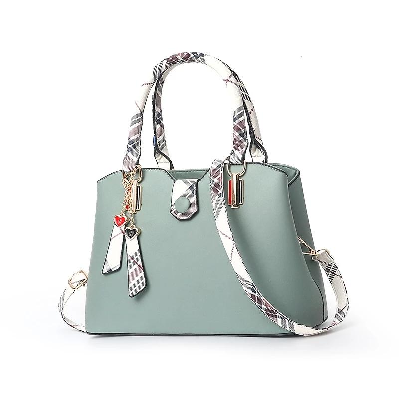 

2021 New Luxury Handbags Pu Leather Casual Crossbody Bags for Women Lady Top-Handle Bag High Quality Shoulder Bag Designer Totes, Grey