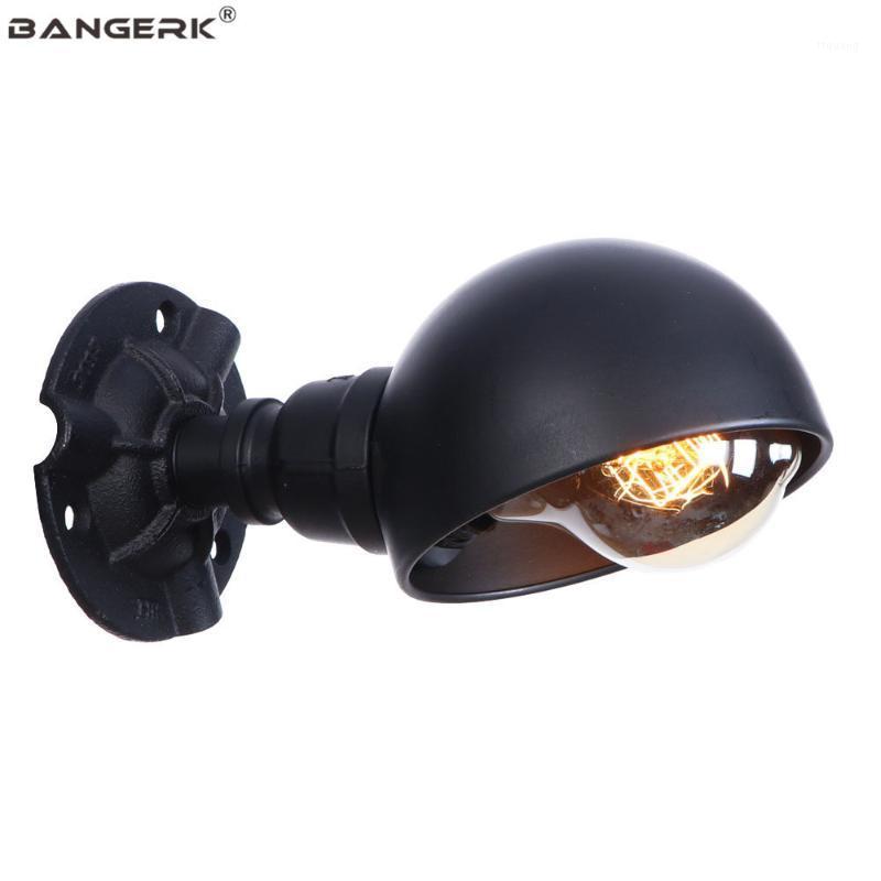 

Vintage Loft Decor LED Wall Light Single Head Iron Water Pipe Wall Lamp American Edison Sconce Home Lighting Luminaire1