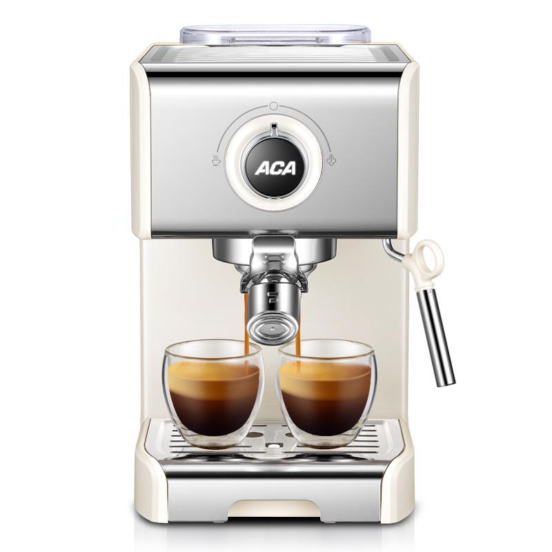 

JRM0043 ACA Espresso Coffee Machine Small Italian Semi-automatic Coffee Maker Household Commercial Steam Foam Cafetera Machine