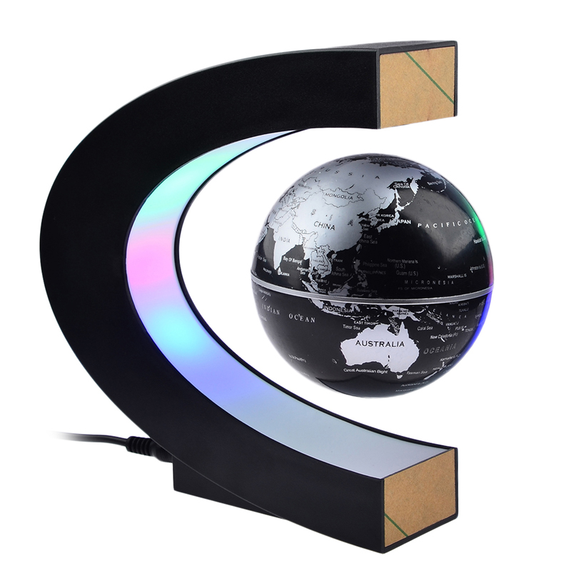 

LED Magnetic Levitation Electronic Floating Globe World Map Anti-Gravity LED Night Light Home Decoration Novelty Birthday Gift