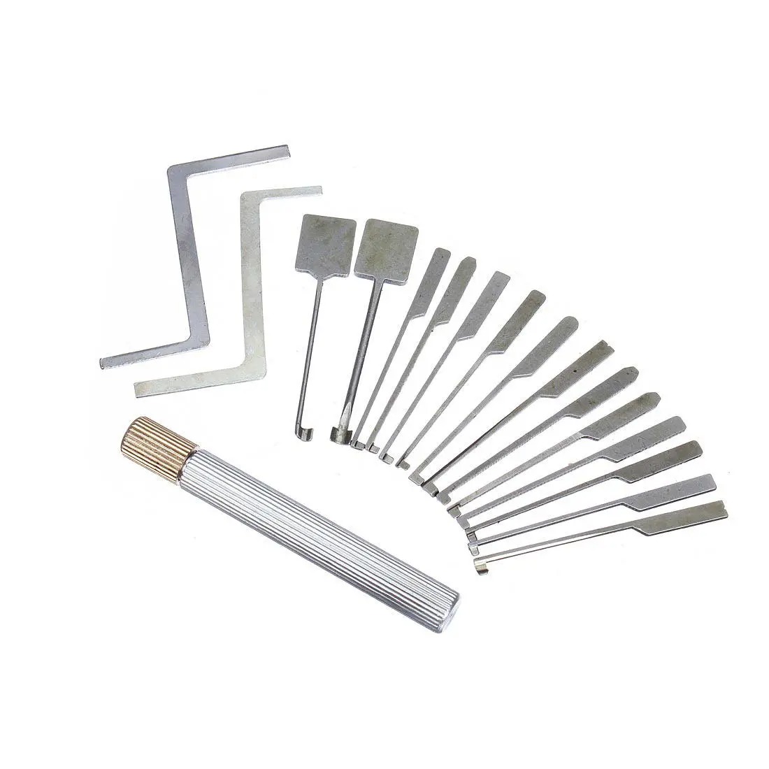

14Pcs Auto Dimple Lock Pick Kaba Lock Opener Locksmith Tool