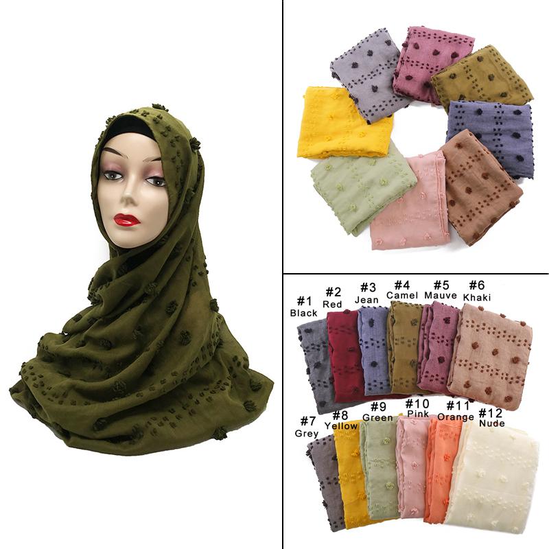 

Scarves Women Tassel Soft Solid Color Scarf Women's Shawl Female Hijab