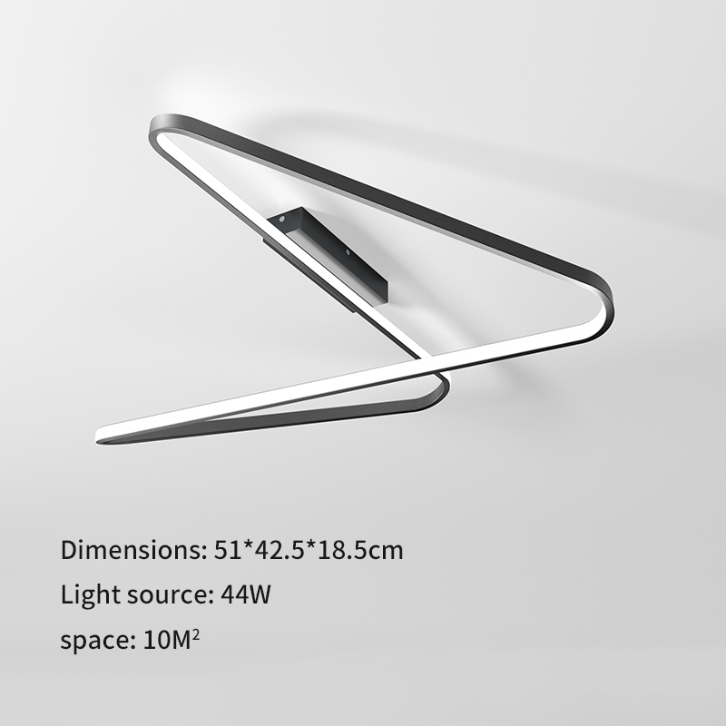 

2021 New Moderno Led Ceiling Lighting to Room Creative Fourth Kitchen Loft Black House Lamps Lamp K7UG