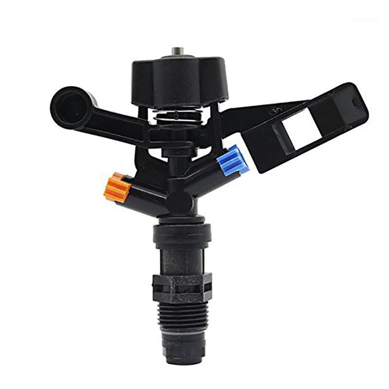 

Rotate Rocker Arm Sprinkler 360 Degrees Auto-Rotate Two Holes Water Spray Head Agriculture Tools Thread 20 Pcs1, Black