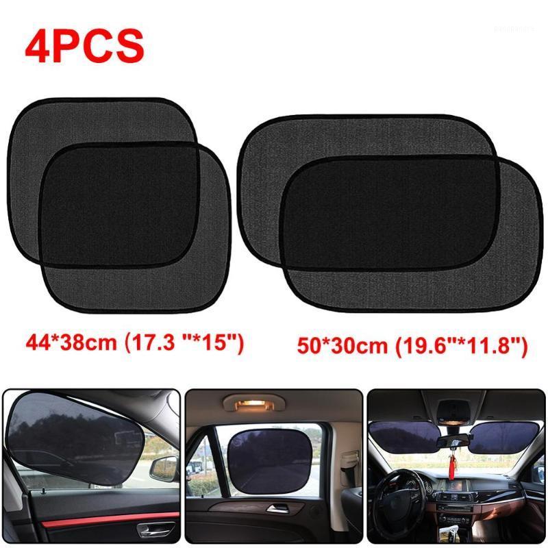 

New 4PCS Car Window Sunshade Cover Curtain UV Protection Auto Side Windows Sun Visor Shield Mesh Sun Shade Protector Film1