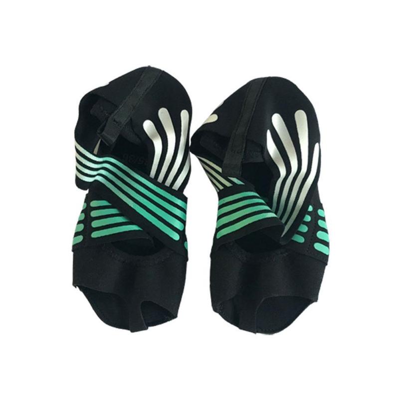

Professional Yoga Shoes Socks Non-slip Fitness Dance Pilates Indoor Yoga Sock Five Toe Backless for Ballet Ladies Accessories, Pink