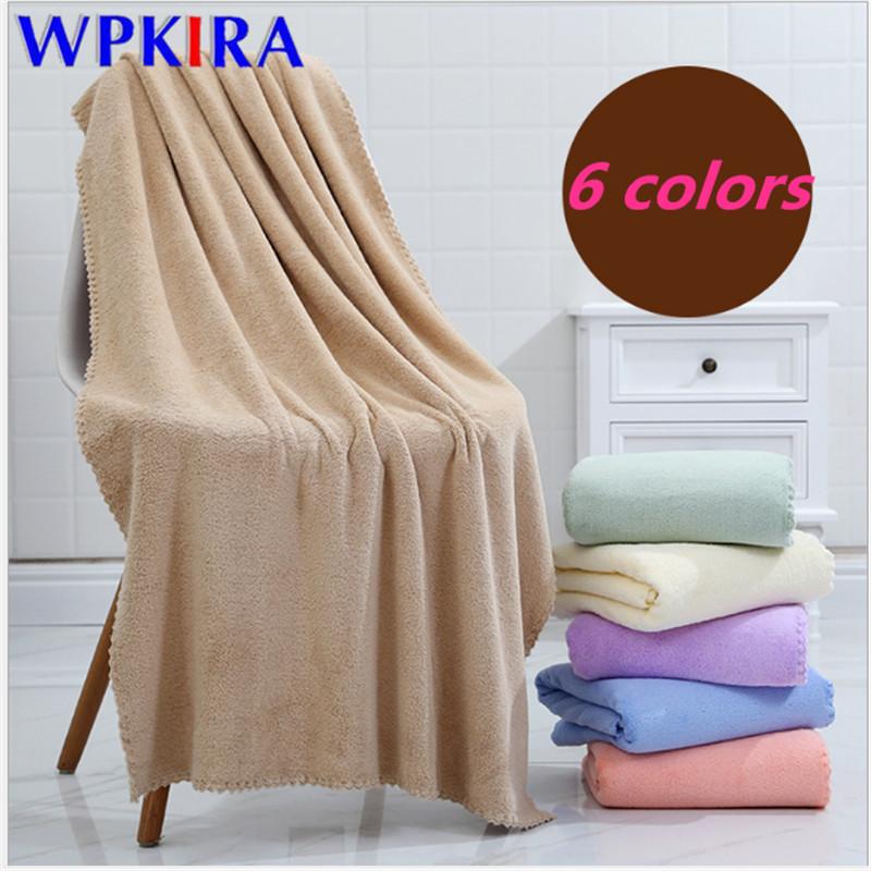 

1pc Coral fleece Bath Towel Superfine Fiber Towels Soft Absorbent Bathroom Towel Women Men Bathrobe Quick-Drying CP-AD641, Coffee