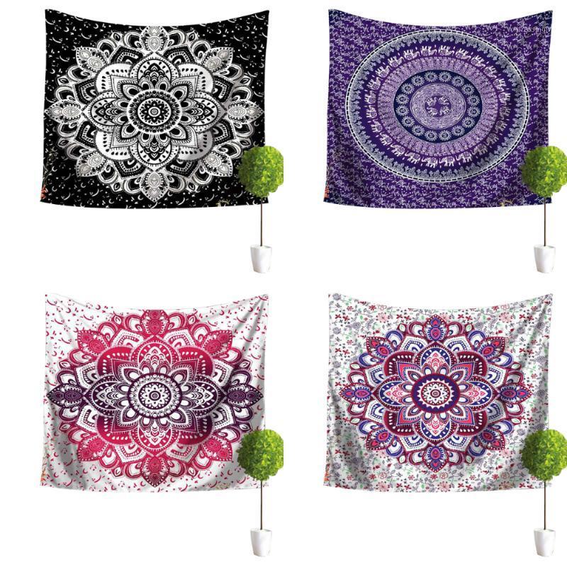 

Mandala Series Wall Hanging Tapestry Polyester Blanket Background Cloth Yoga Mat Rug Decorative Tapestry1