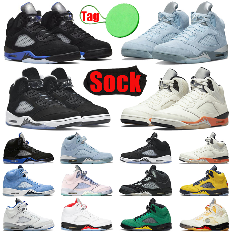 

Racer Blue 5 5s mens basketball shoes Oreo Bluebird Anthracite Sail Shattered Backboard UNC PE Easter Fire Red Stealth 2.0 men trainers sports sneakers hotsale, #21 alternate bel