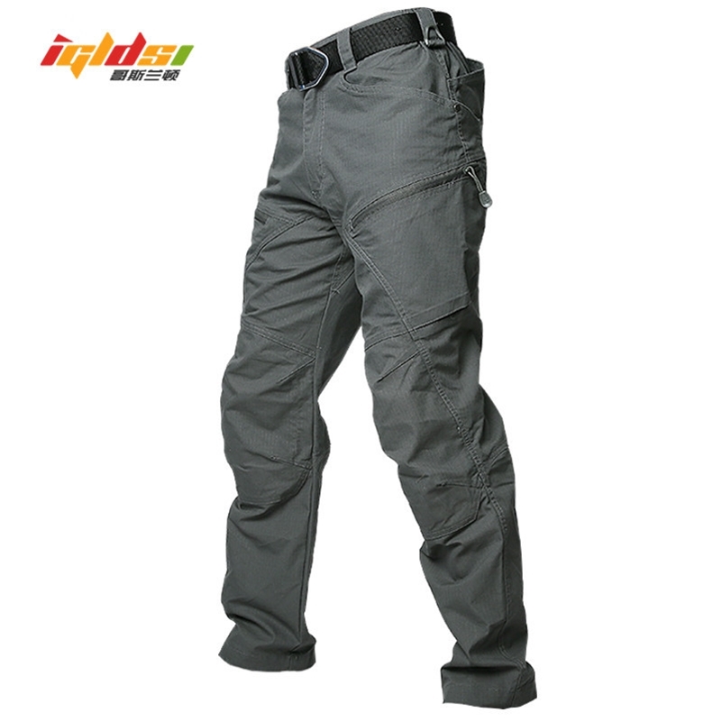 

Tactical Pants Man Spring Autumn Rip-stop Military Tactical Pants Army Urban Combat Long Trousers Men Work Unique Cargo Pants 201109, Black