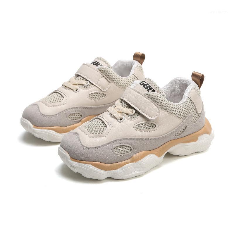 

Kids Shoes 2020 Boys White Shoes Girls Causal Leather Sneakers Children Breathable Running Toddler Sports1, Beige
