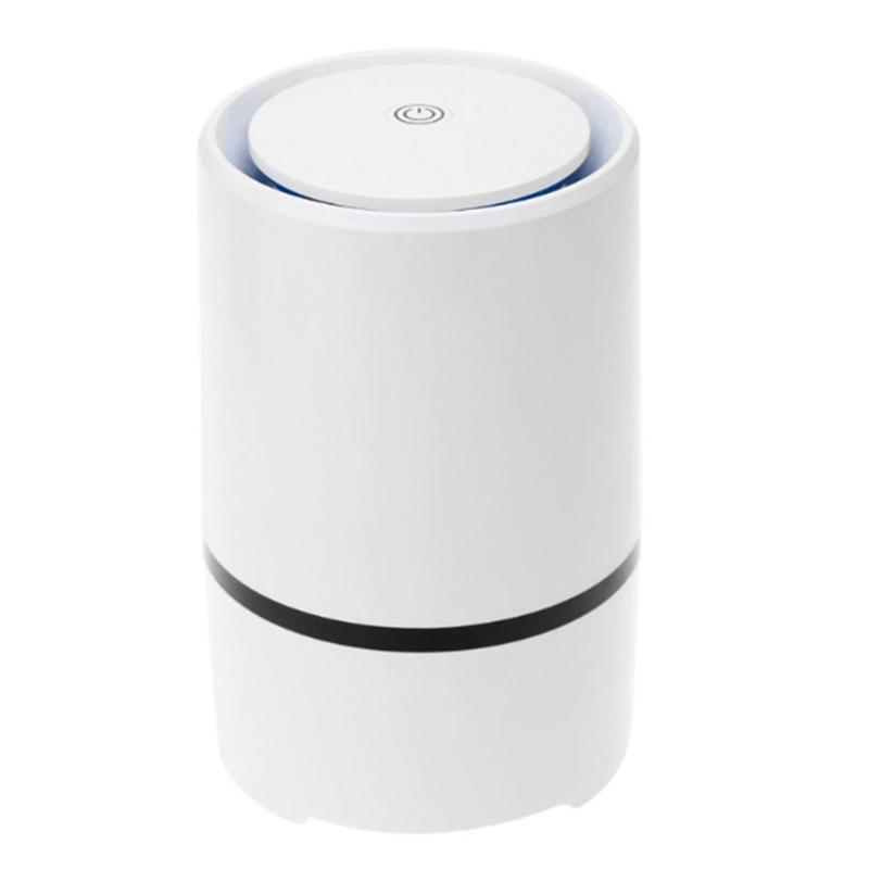 

MIni Air Purifier Air Cleaner for Home HEPA 5V Low Noise Purifier with Night Light Desktop