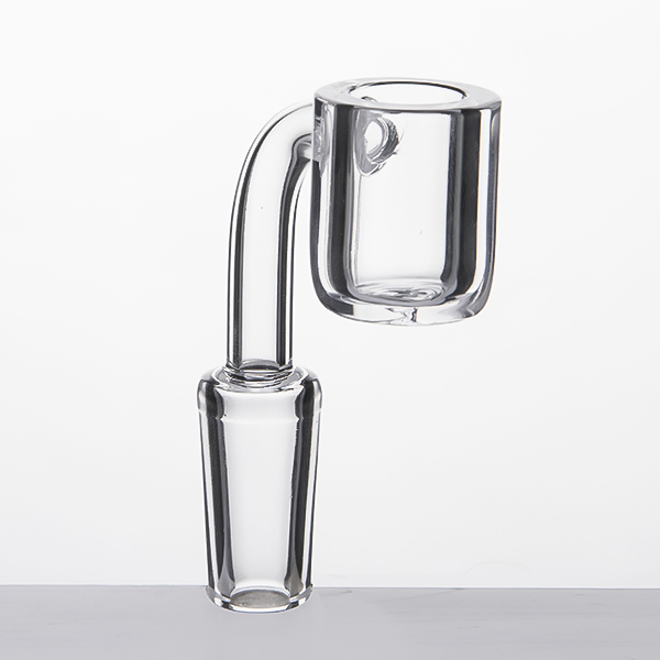 

Quartz Banger Nail 4mm Thick flat Top 10mm 14mm 19mm male/female domeless polished joint 90 Degree glass BWE2446