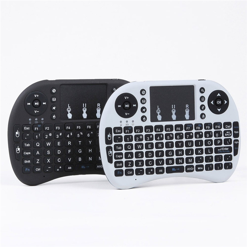 

Mini Rii i8 Wireless Keyboard 2.4G English Air Mouse Keyboard Remote Control Touchpad for Smart Android TV Box Notebook Tablet Pc