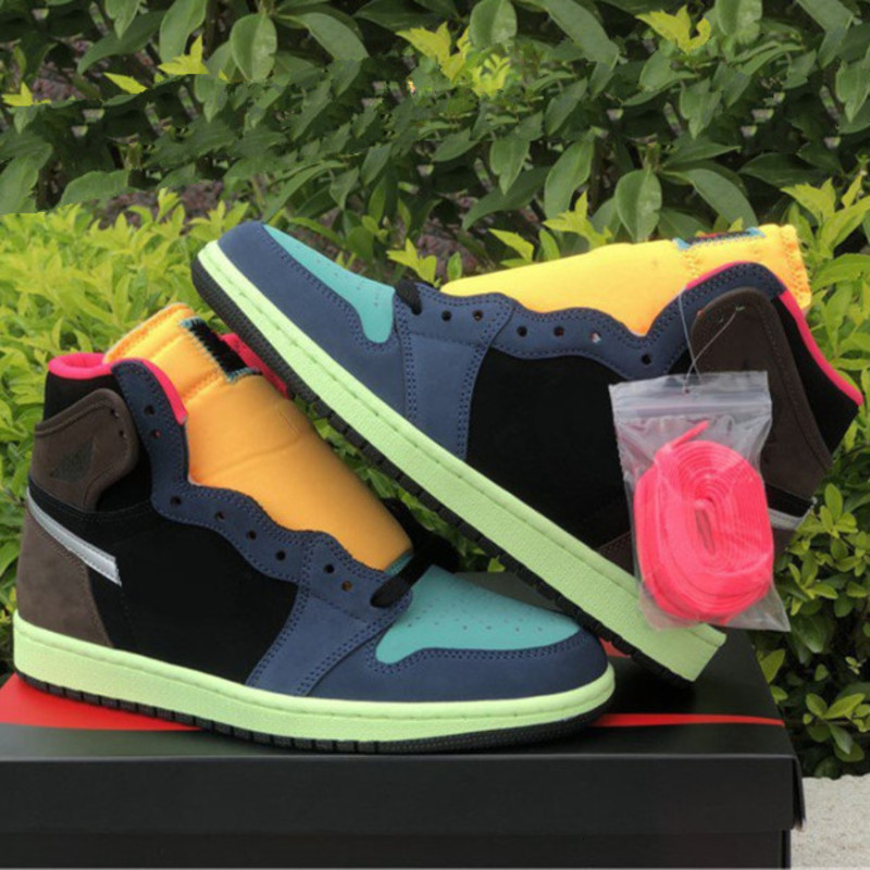 

Hot Sell Bio Hack 1 High Brown Baroque Black Laser Orange Racer Pink For Men Women Casual Skateboard shoes Trainers Sneakers, 01