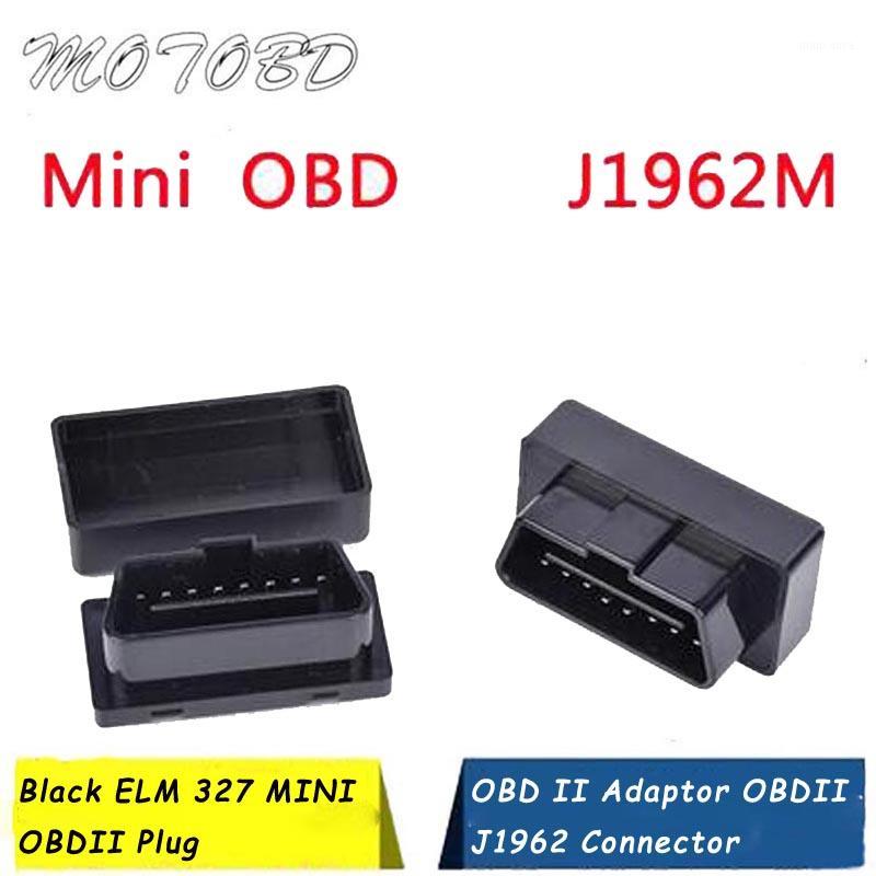 

New Arrival 10MM 14MM 20MM Black ELM 327 MINI OBDII Plug OBD2 Connector OBD 2 16 Pin OBD II Adaptor OBDII J1962 Connector1