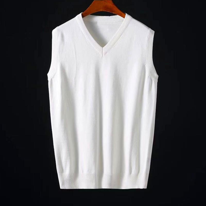 

Men V-neck crocodile cotton sweater vests jersey Jumper hombre pull homme hiver pullover men Knitted sweaters, Black