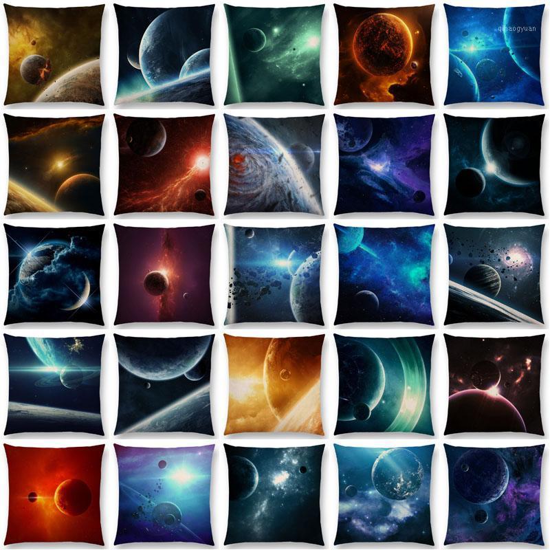 

2020 New Mysterious Universe Vast Outer Space Beautiful Planets Amazing Galaxy Dream Stars Cushion Cover Sofa Throw Pillow Case1, A008409