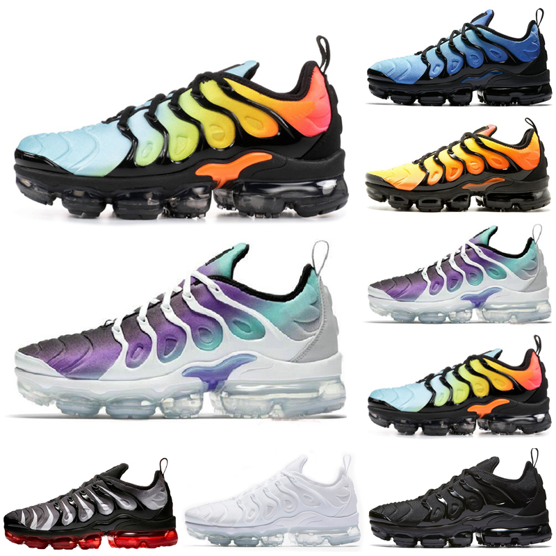

New 2020 tn plus shoes mens White Volt black Hyper Psychic blue Oreo Purple womens Breathable fashion sports sneakers trainers outdoor