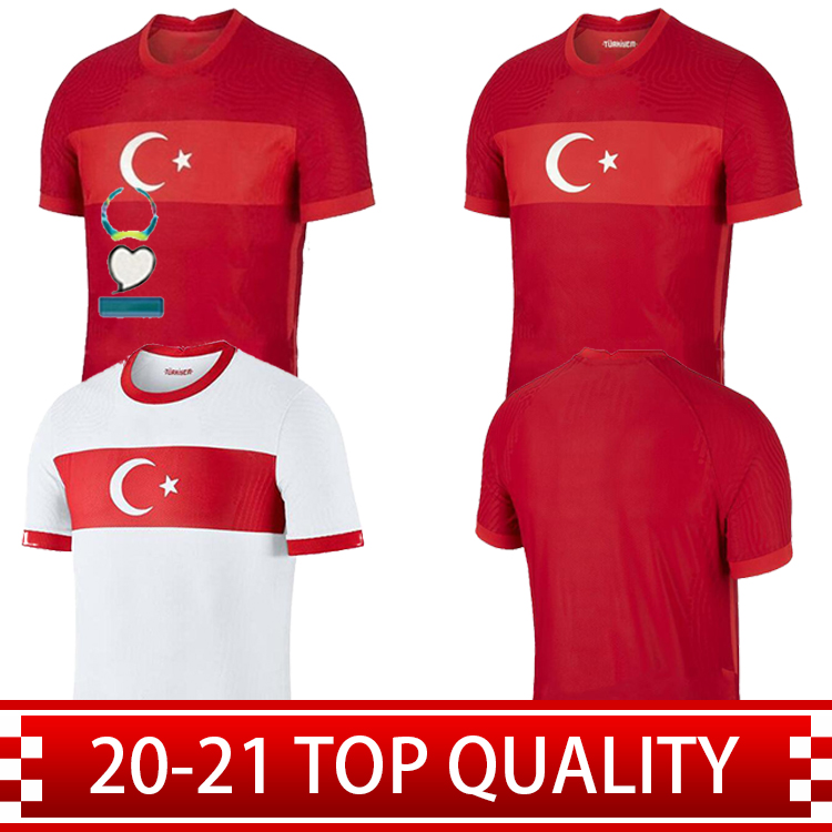 

Turkey CALHANOGLU Soccer Jerseys Euro 2020 21 CENGIZ UNDER KOKCU ARDA INAN TOSUN TUFAN ERKIN MALLI TOPA OZTEKIN Football Shirts, Home patch