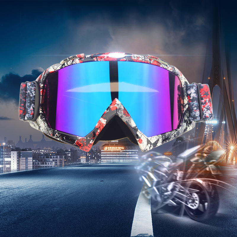 

Motocycle Goggles Outdoor Motorcycle Goggles Cycling Off-Road Ski Sport ATV Dirt Bike Racing Glasses for Fox Motocross Goggles Q0119