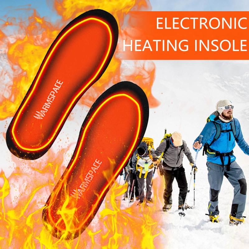

2600MAH Rechargeable Electric Heating Insoles With Remote Control Winter Warm Heated Insoles Sport Shoes Pads For Skiing Hunting, Black