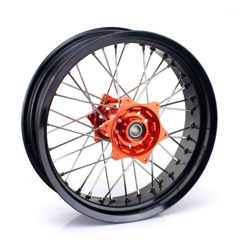

BIKINGBOY 3.5*17" 36 Spokes MX Supermoto Front Wheel Rim Hub For XC-F XC-W 250 07-09 EXC 125 200 250 03-15 SX 125 13 141