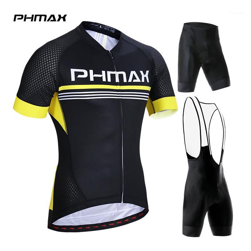 

PHMAX 2020 Pro Summer Top Quality Cycling Jersey Set Quick-Dry Cycling Clothing Suit Summer MTB Bicycle Clothes For Men1, Normal cycling set