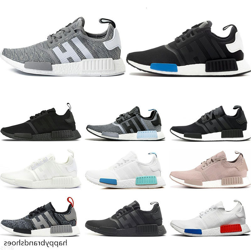 

Hot NMD R1 Primek Oreo Triple black White pink grey Running for Men Women Runner trainers Sports sneaker shoes size 36-45