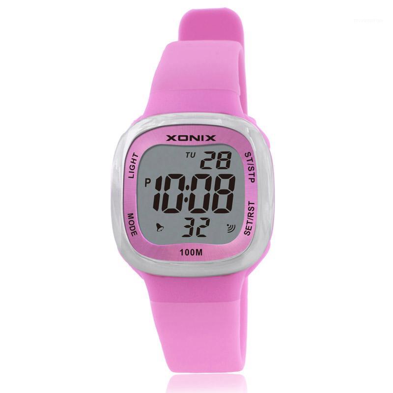 

New Fashion Women student Sports Watches Waterproof 100m Ladies Jelly Digital Watch Swimming Diving Montre Femme ER1, Er-004