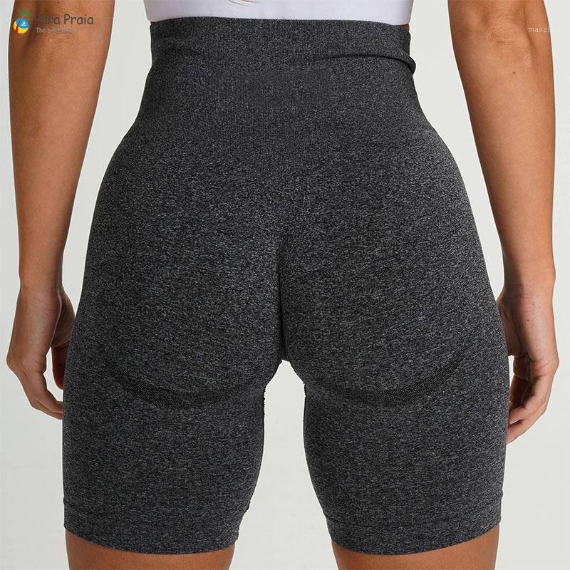 

Para Praia Elastic Slim Fitness Gym Workout Shorts BuLifter Shorts Yoga Pants Sportswear for Women High Waist Running1, Black
