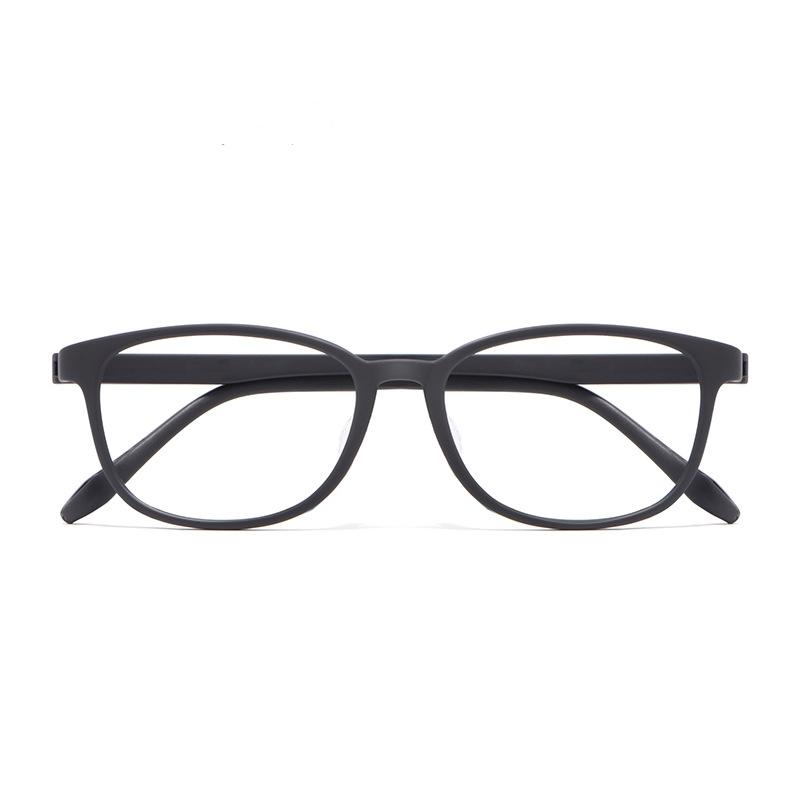 

Round Glasses Full Frame TR90 Glasses Frame Two-Tone Elastic Paint For Men and Women Myopia Prescription 81015