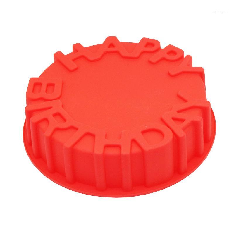 

Moule a gateau baking pan HAPPY BIRTHDAY silicone cake mold birthday cake decoration DIY baking pan bakeware1